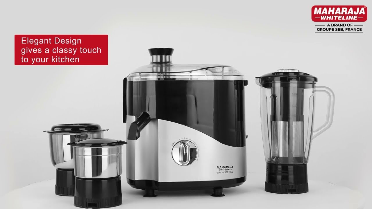 Odacio Plus Juicer Mixer Grinder 500W motor, 2 years motor warranty.