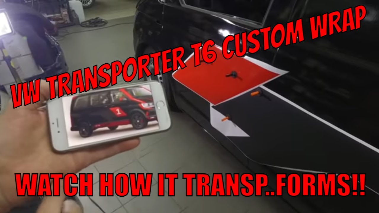 See This Stunning Transformation - VW Transporter T6 Wrap Reveal!
