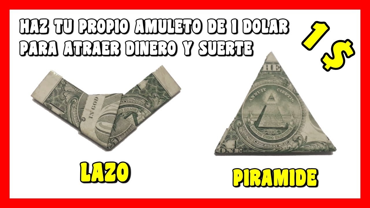 2 AMULETOS para ATRAER DINERO Rápido 👉 Utilizando 1 DOLAR 💲💲