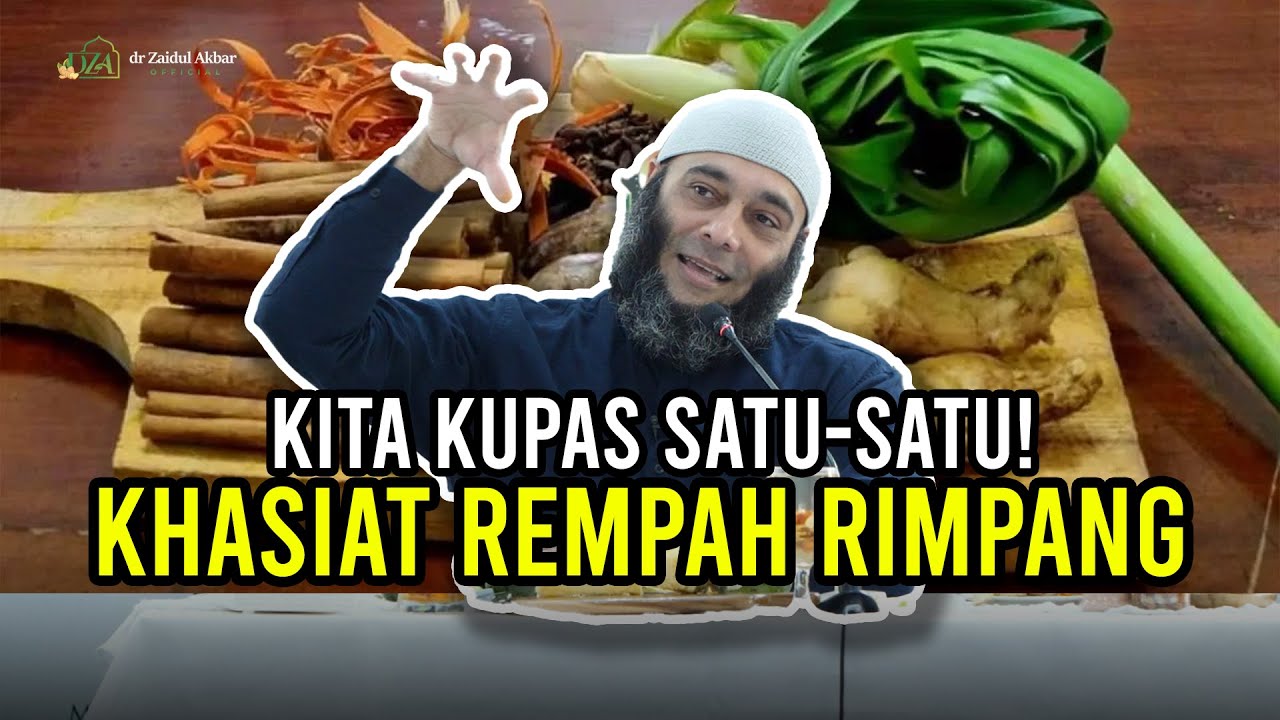 Kita Kupas Satu-Satu! Khasiat Rimpang - dr. Zaidul Akbar Official