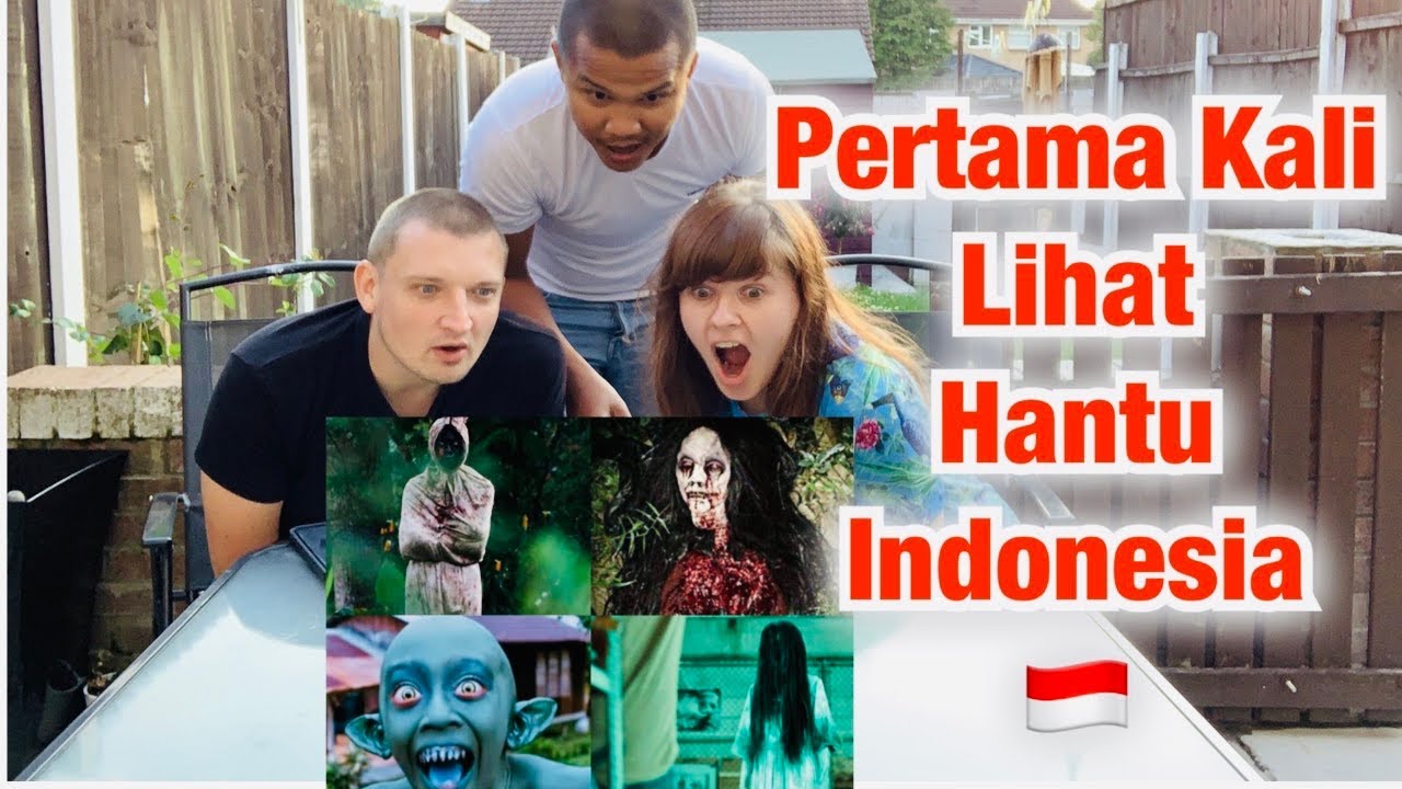 Реакция английских друзей на появление индонезийских призраков 🇮🇩