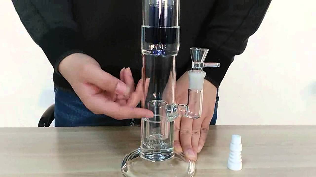 Glass Water pipes Glass Hammer or drum shape perc