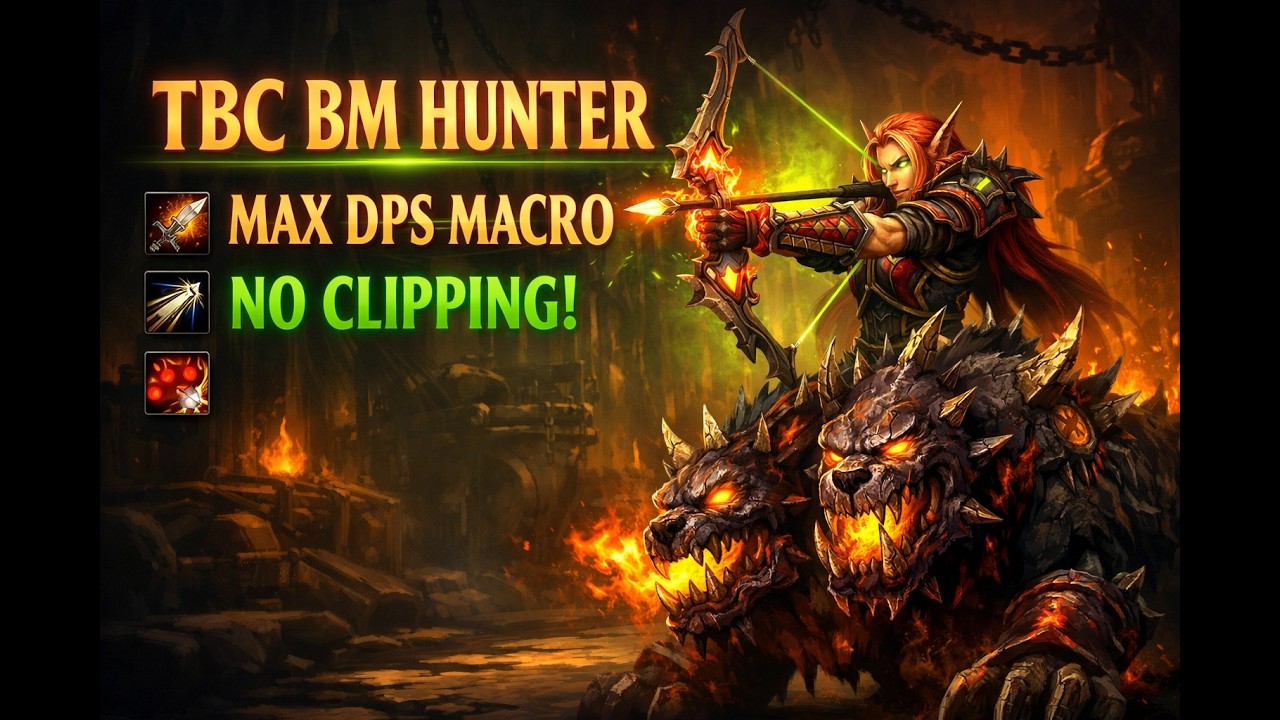 DOMINATE TBC Raids! BM Hunter Macro Guide: Spammable, No Clipping, High DPS!