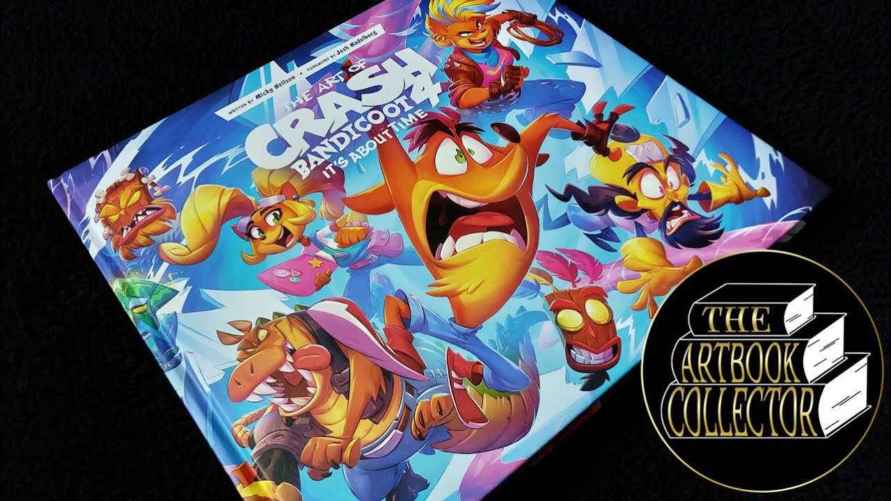 The Art of Crash Bandicoot 4: It's About Time - Book Flip Through