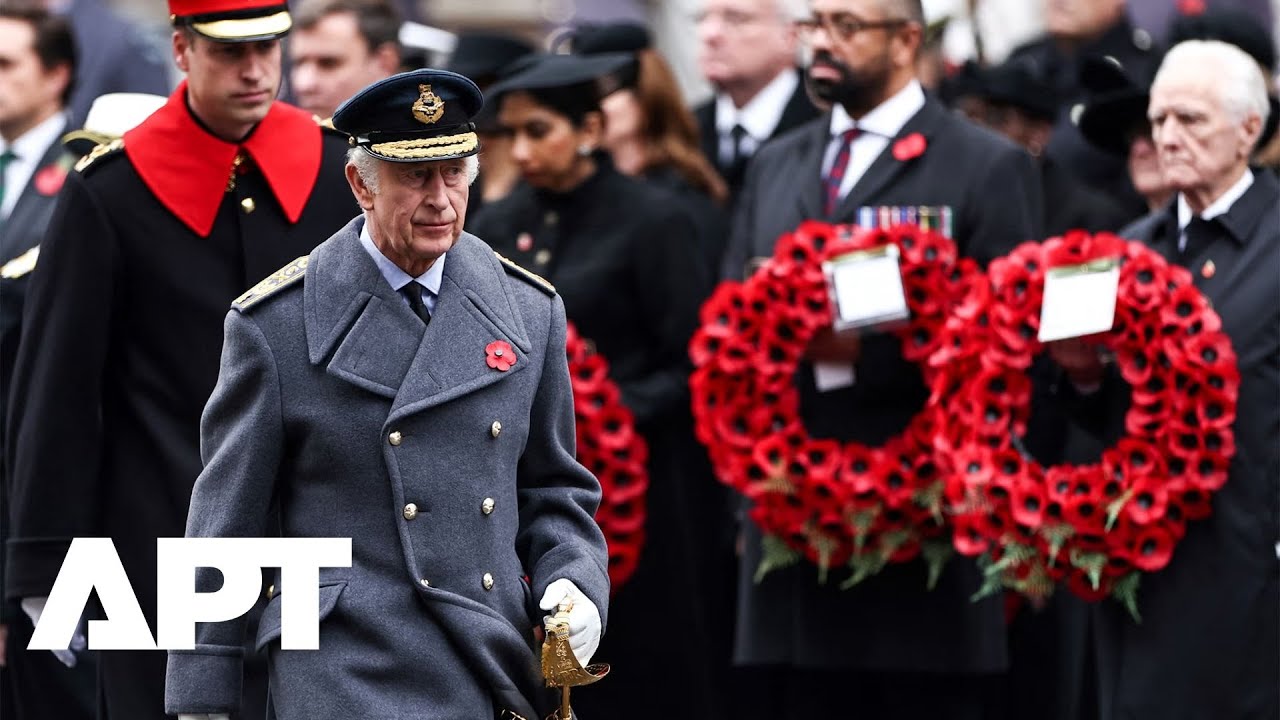 Britain’s King Leads Remembrance Sunday Ceremony at London’s Cenotaph | APT