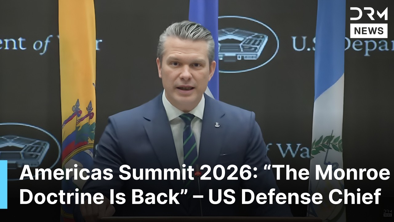 FULL Americas Summit: Hegseth Declares New Monroe Doctrine at Cartel Conference | DRM News | AC1F