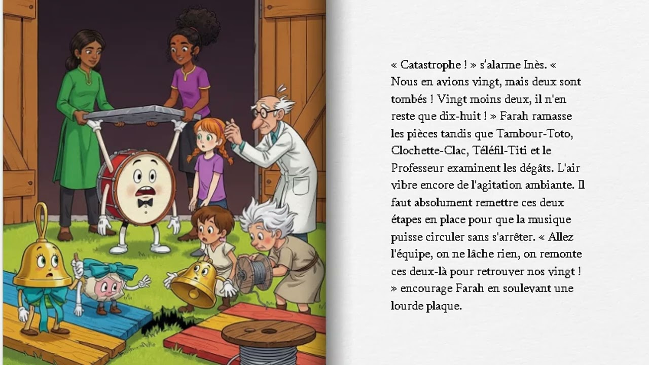 La Caravane des Sons French histoire pour enfants amusement scientifique pour les enfants