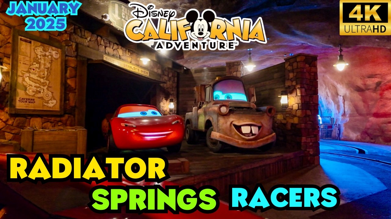 Disney California Adventure Radiator Springs Racers POV- Disneyland California Adventure Rides 2025