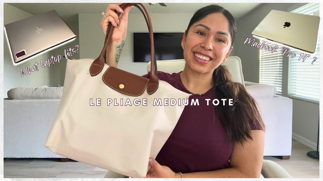 Review + Laptop Fit Test + What’s in My Bag | Longchamp Le Pliage Medium Tote