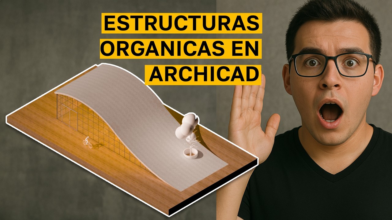 Cómo modelar FORMAS ORGÁNICAS en ARCHICAD | Estilo ZAHA HADID 🌀