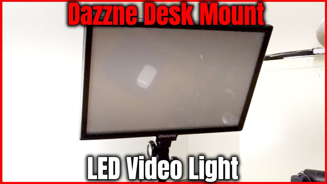 Dazzne Desk Mount LED Video Light C Clamp Stand