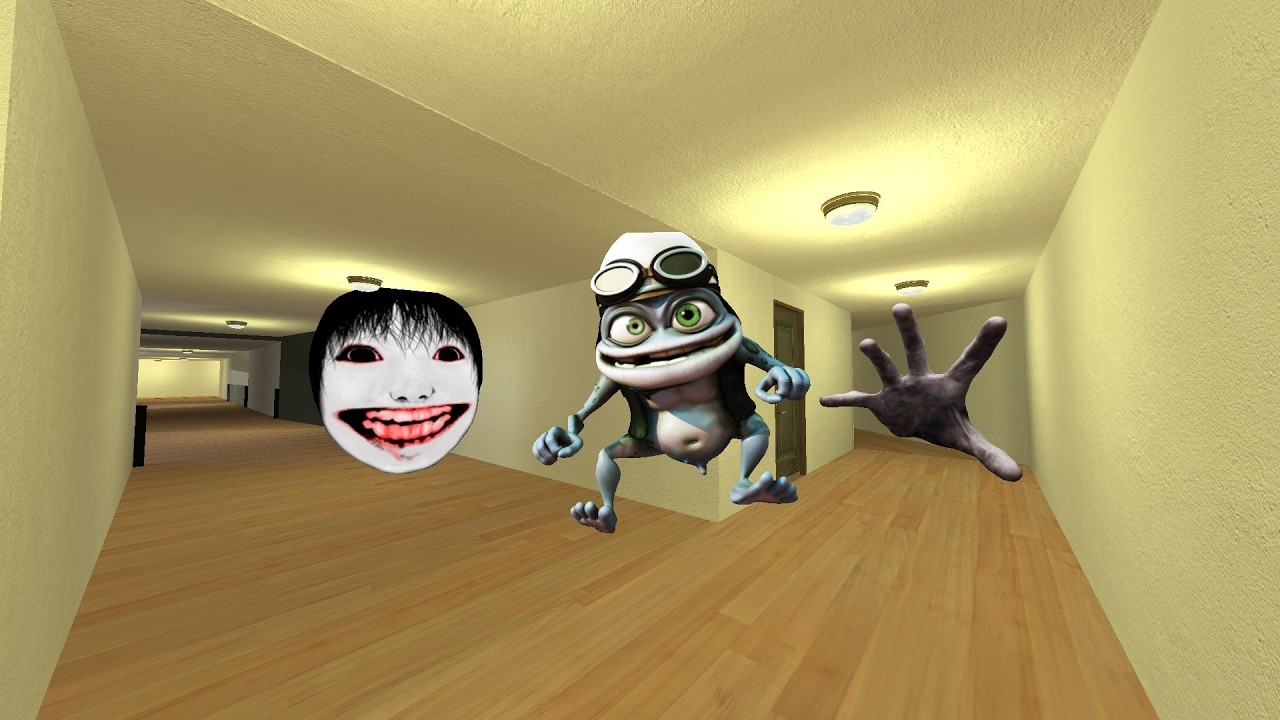 MY NAME IS CRAZY FROG YOSHIE AND HAND 1 IN LIMINAL HOTEL GMOD #playongmod #gmod #nextbot