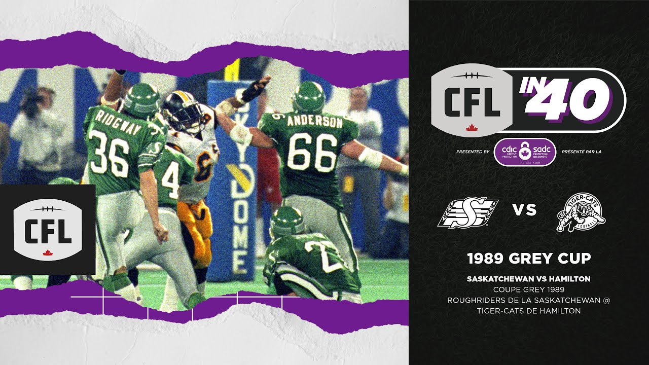 CFL in 40: 1989 Grey Cup