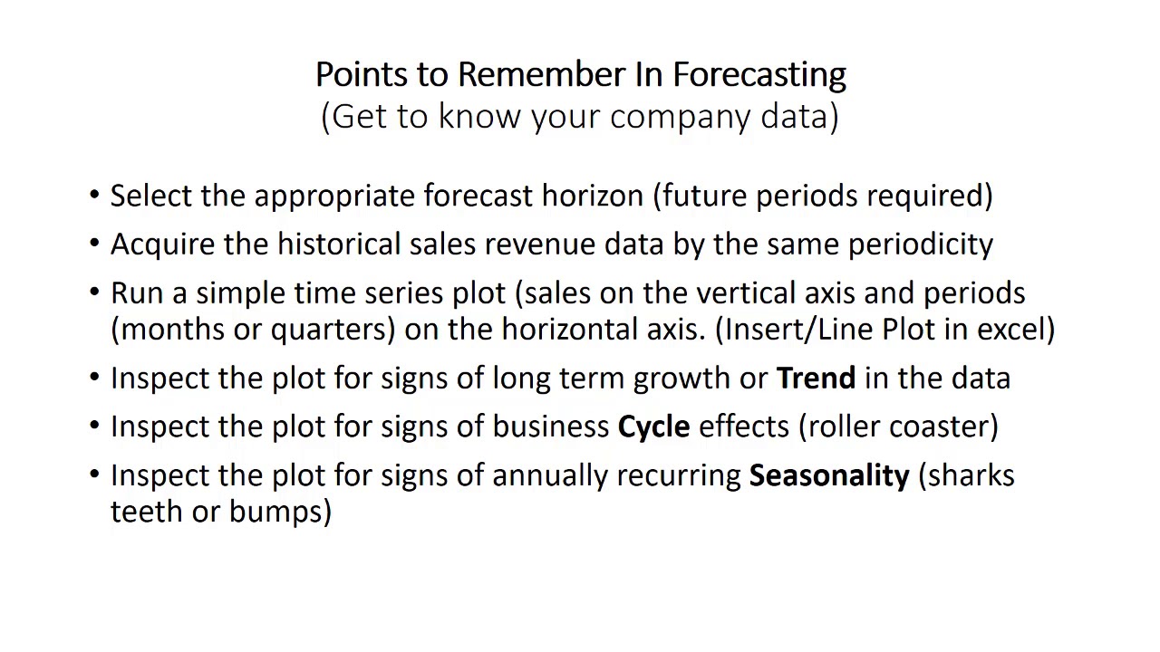 Forecasting For Rural Business