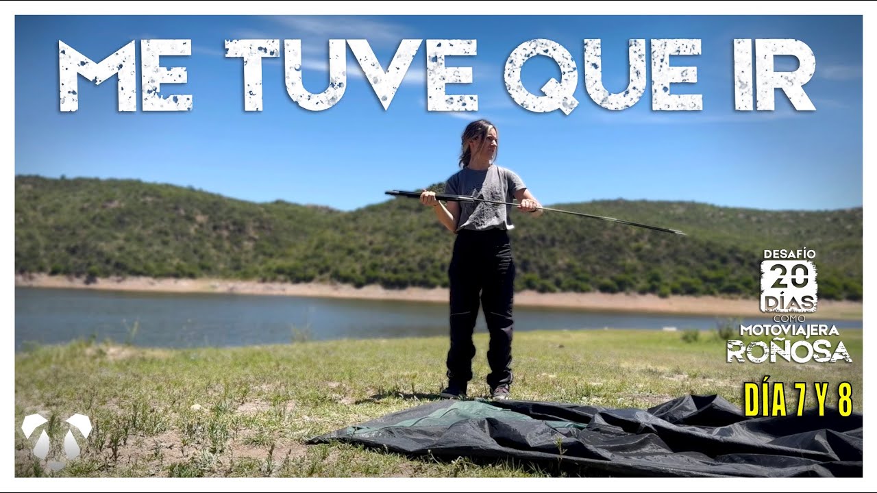 ES PELIGROSO ACAMPAR SOLA EN ESTE LUGAR, TUVE SUERTE!