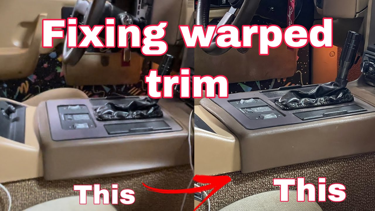 How To Fix Warped Trim In a Pontiac Fiero