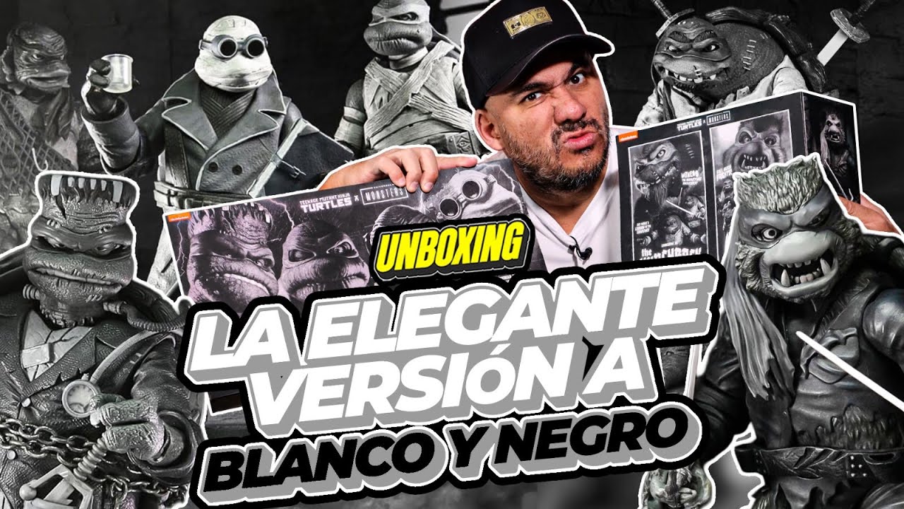Combinaron a las Tortugas Ninja con los monstruos clásicos: HombreLobo, Frankenstein y más #Unboxing