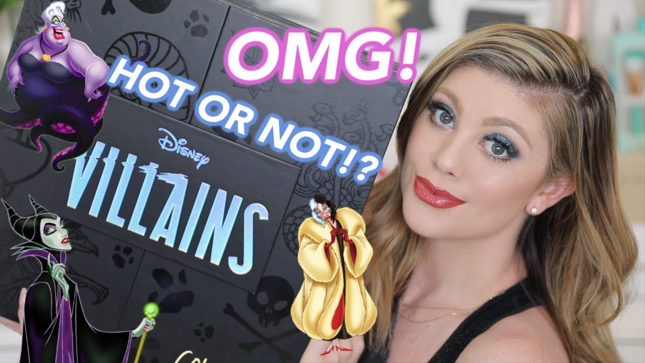 OMG COLOURPOP DISNEY VILLIANS COLLECTION | REVIEW + SWATCHES