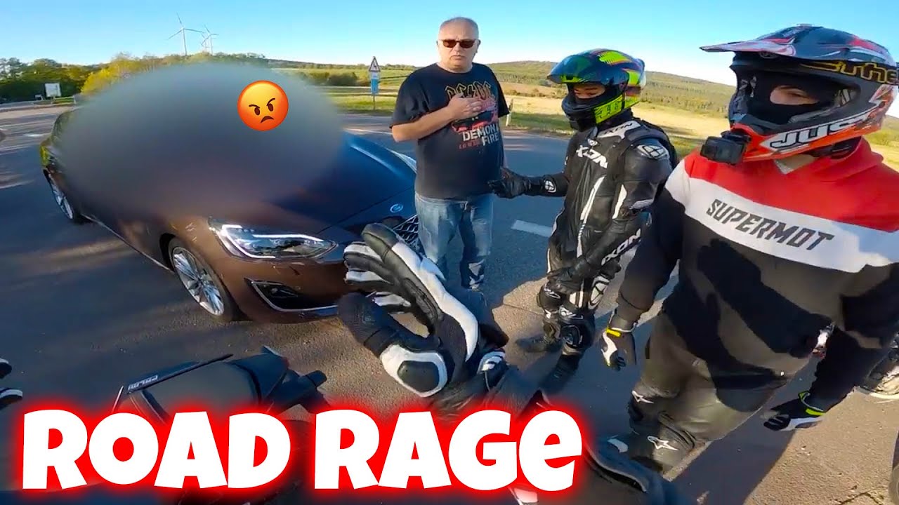 😡ROAD RAGE: UN MOTARD S'EMBROUILLENT AVEC UN ALLEMAND ! ! + Police & Fun (Compilations) 2023
