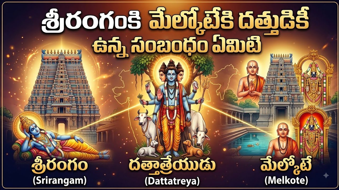 శ్రీరంగంకి దత్తుడికి ఉన్న సంబంధం ఏమిటి | What is Connecting Srirangam Dattatreya |
