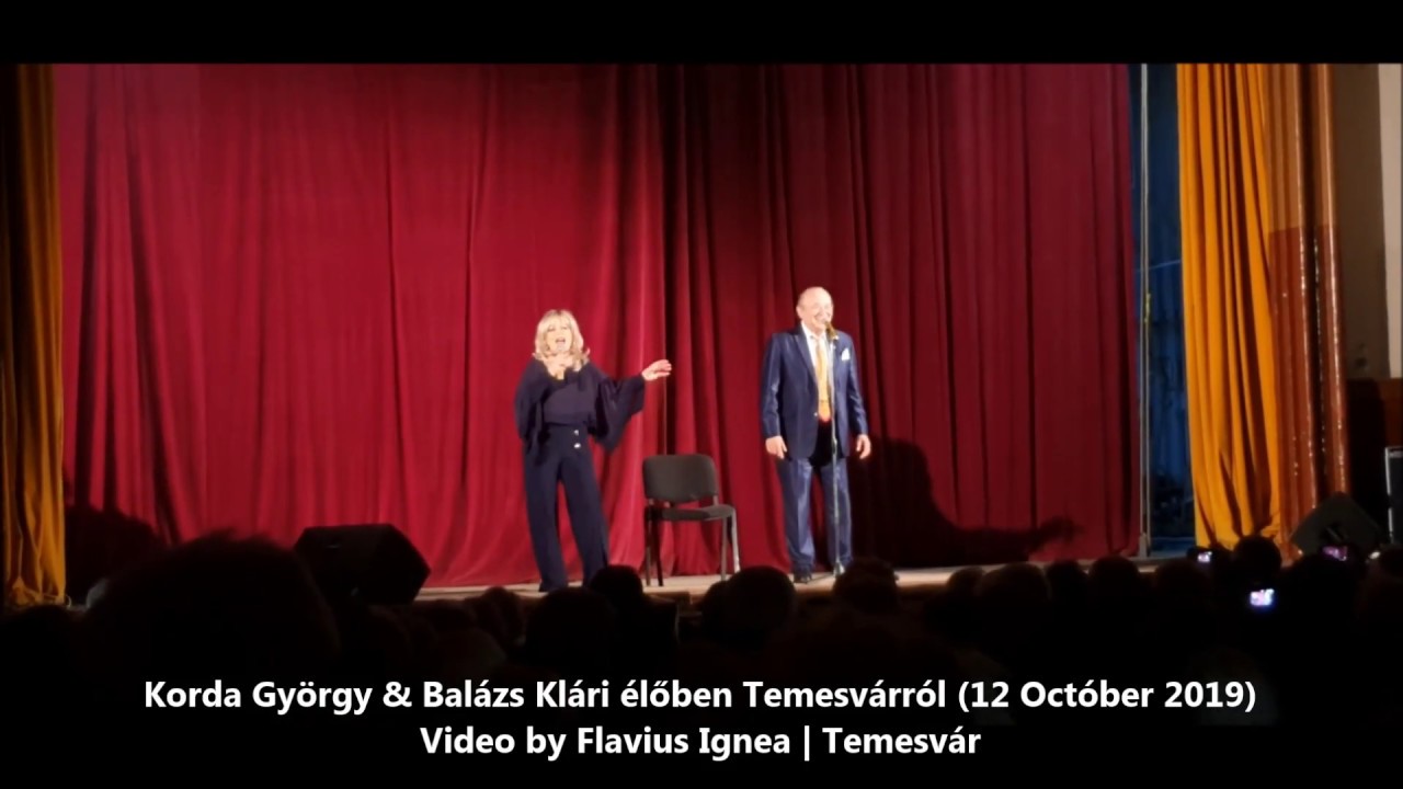 Korda György & Balázs Klári élőben a Temesvárról (2019) (HD)