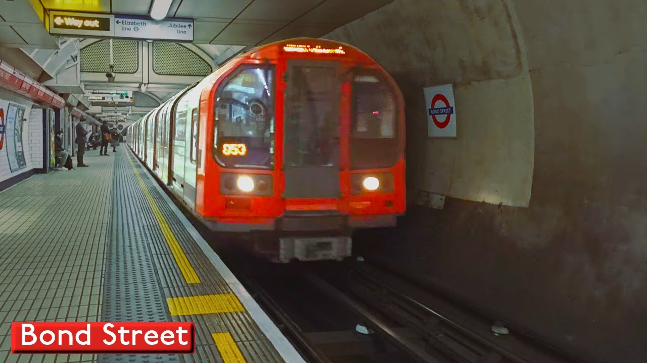 Бонд-стрит | Центральная линия : Лондонский метрополитен ( 1992 Tube Stock )