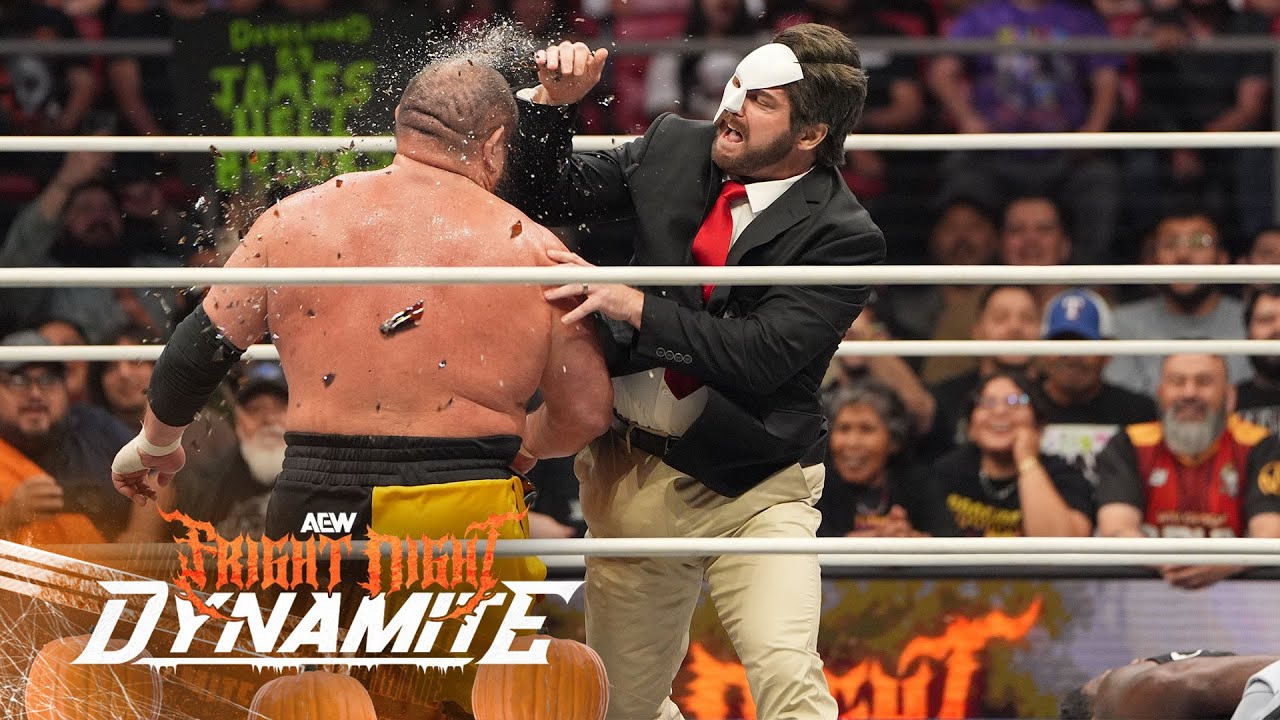 НЕВЕРОЯТНЫЙ костюм на Хеллоуин от Hangman Page обманул Самоа Джо! | AEW Dynamite, 29.10.25