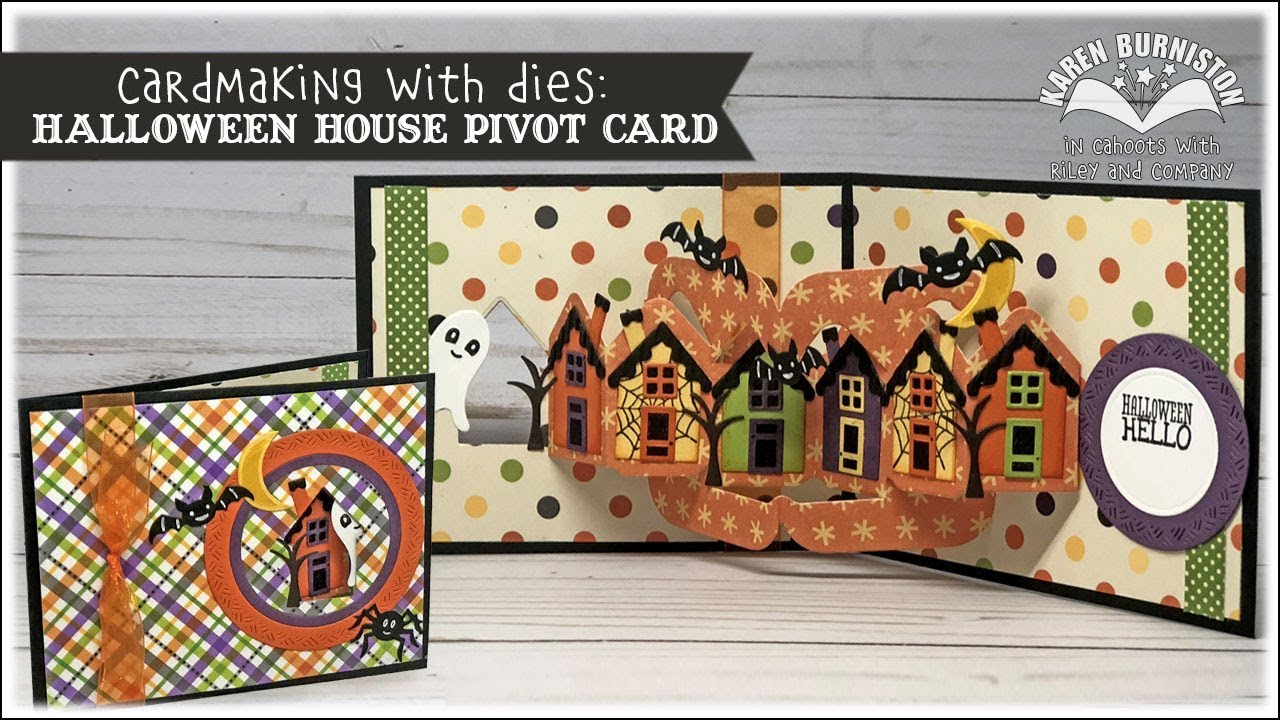 Cardmaking with Dies: Halloween House Pivot Card