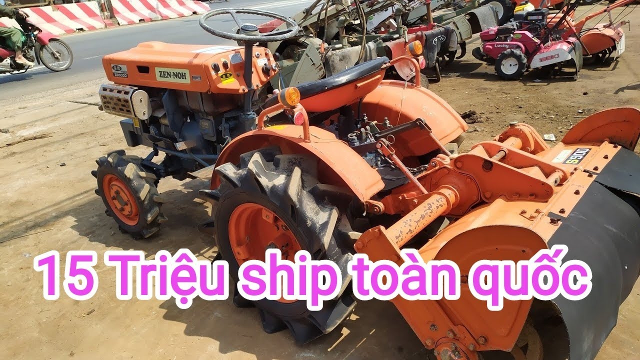Bán máy cày kubota B5000 nhật bãi giá 15 triệu số điện thoại trong phần mô tả video.