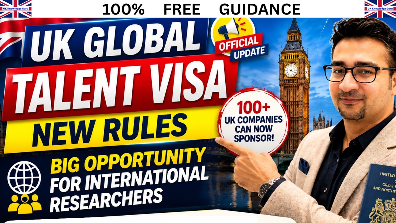 UK Global Talent Visa New Rules 2026 | Official UK Government Update