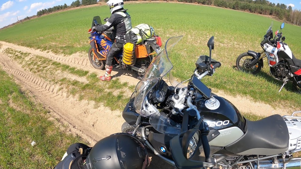 One day of TET Poland -part 1 ( Tenere 700, GS1200,KTM 990)