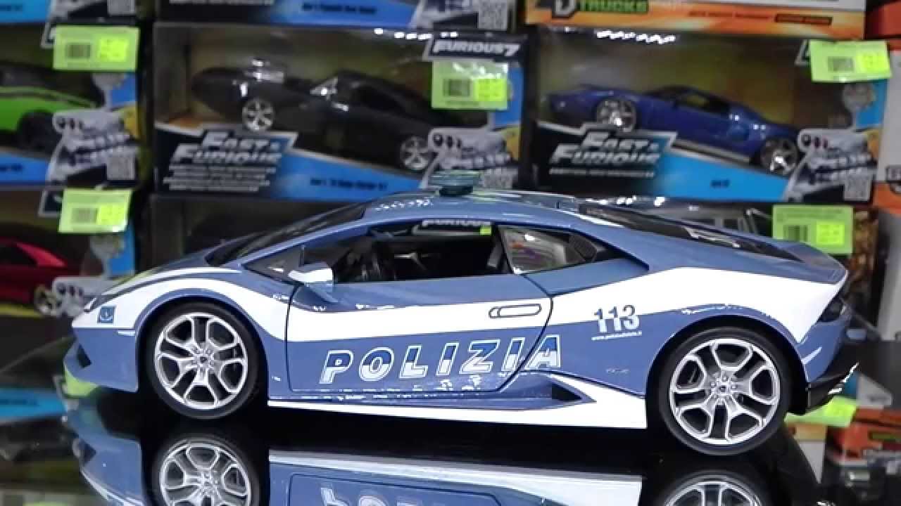 Revisión 1:18 / Lamborghini Huracán LP 610-4 Polizia, de Bburago.