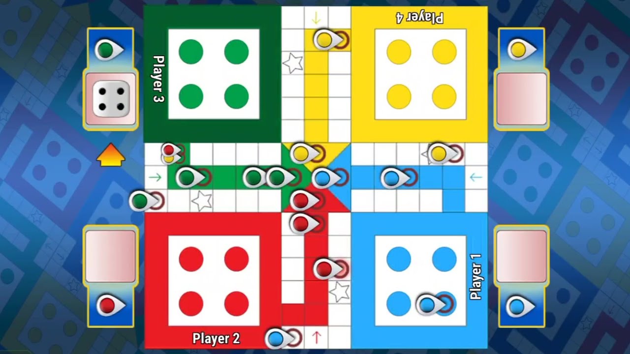 Ludo game in 4 players | Ludo King game in 4 players | Ludo King | Ludo Gameplay