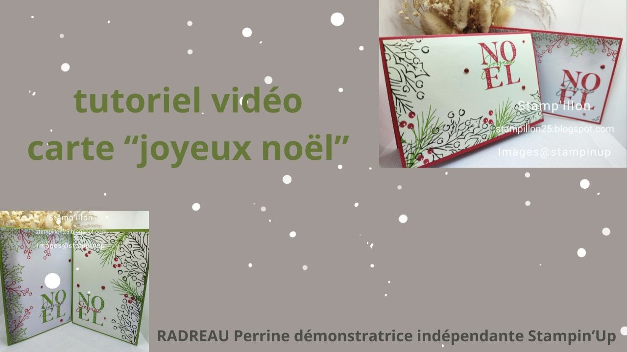 {Tutoriel série de noël} carte 