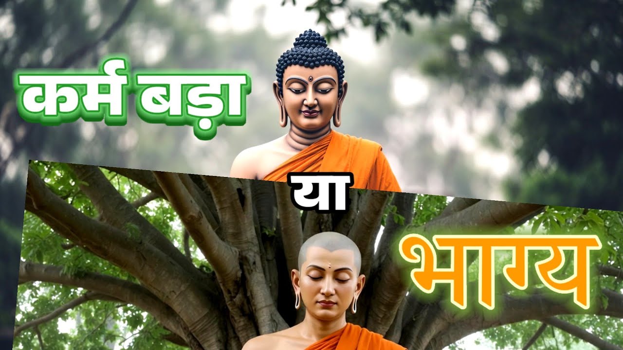 🌿 कर्म बड़ा भाग्य - महात्मा बुद्ध - वर्तमान जीवन पूर्व कर्मों का फल l BUDHHA SPEECH l MOTIVATIONAL l