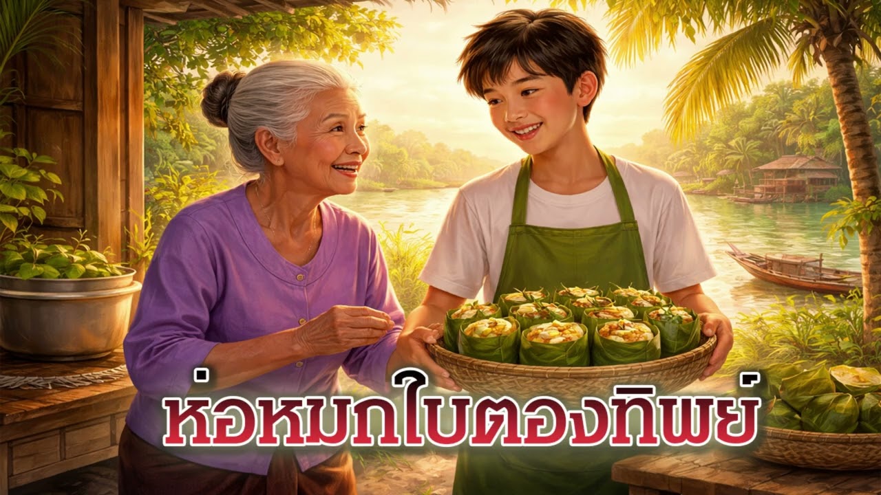 ห่อหมกใบตองทิพย์ | นิทานก่อนนอน | เล่านิทาน | นิทานแห่งฝันดี