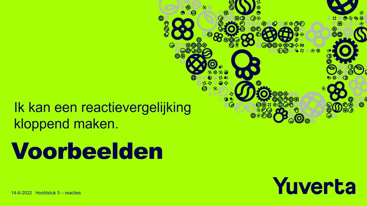 H5 - Reactievergelijking kloppend maken - uitwerking voorbeelden - NaSk2   Chemie Overal 3/4 vmbo GT