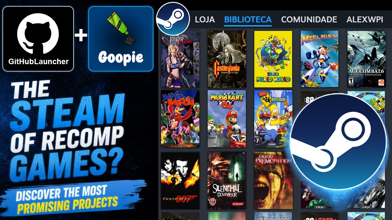 GitHubLauncher & Goopie: The Steam of Recomps? Discover the Most Promising Projects