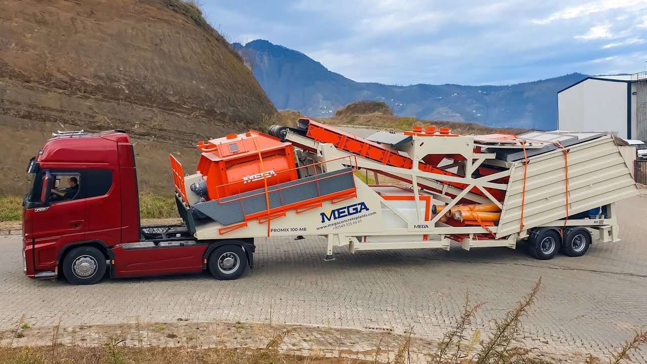 Мобильный бетонный завод MEGA PROMIX 100.MB - 100м3/ч +79383462368 - FJB GROUP LLC 