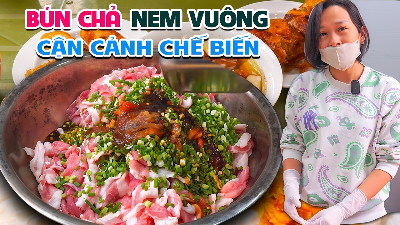 Công Thức Bún Chả Nem Vuông Phố Cổ Gia Truyền