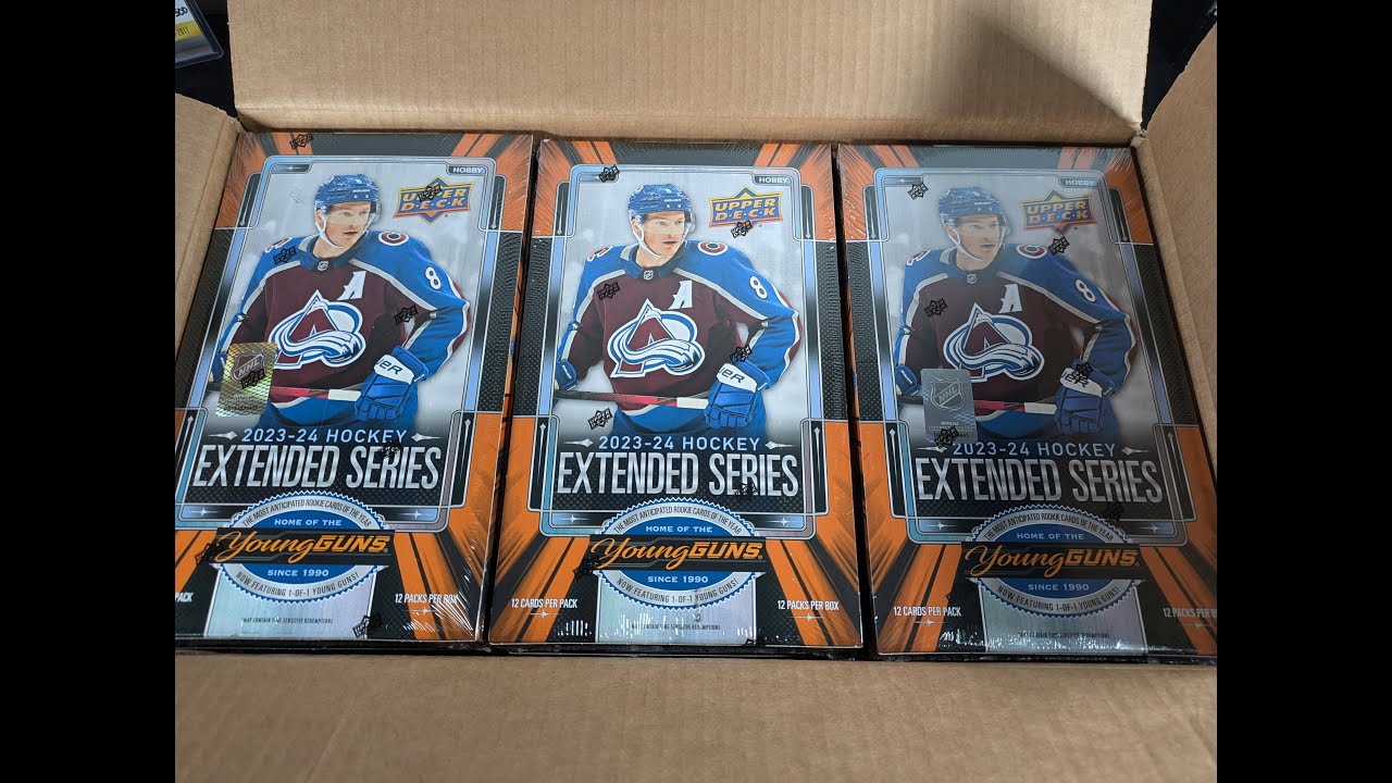 At a Glance: 2023-24 Upper Deck Extended Series Hobby Case Break (1/4)