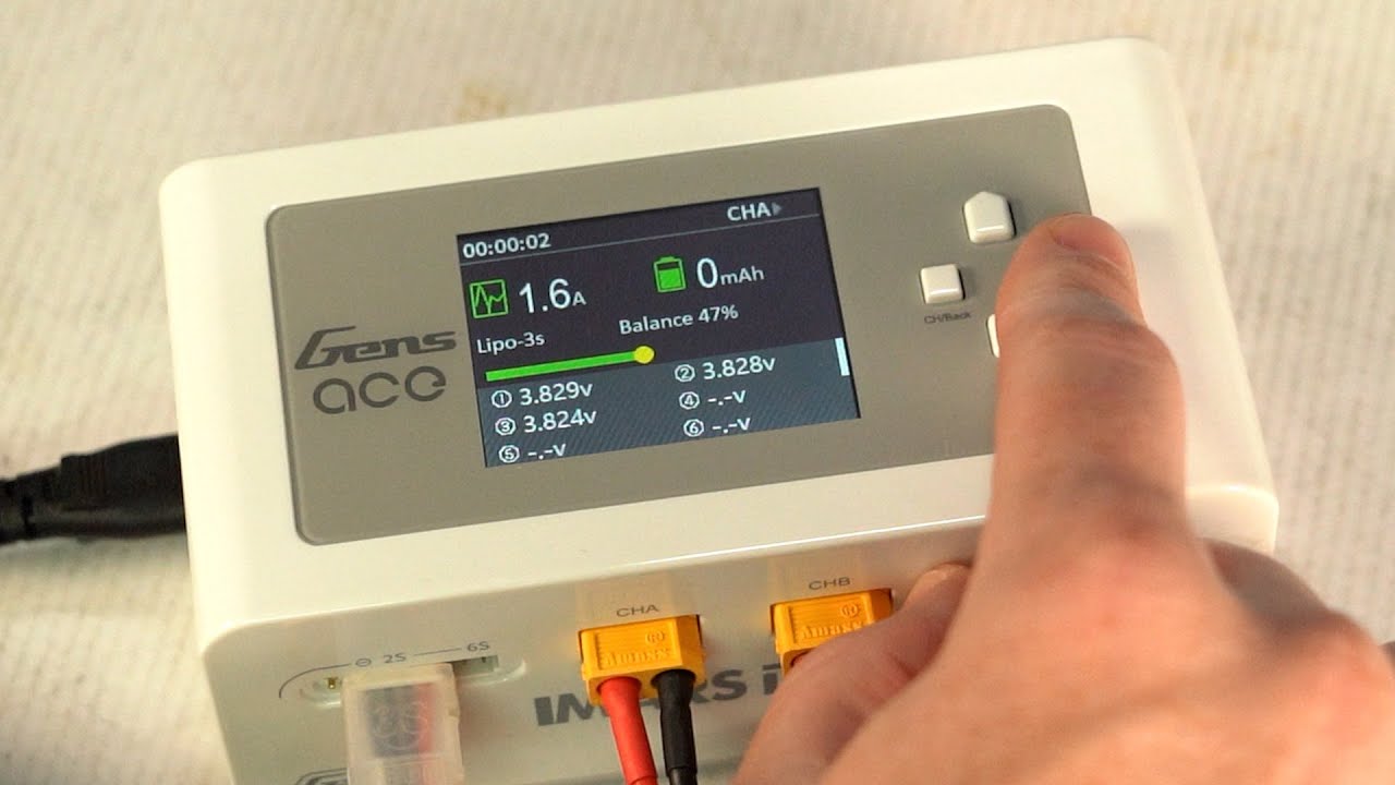 Умное зарядное устройство Gens Ace iMars D300 переменного/постоянного тока