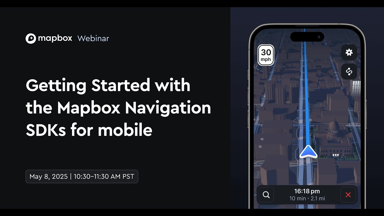 Начало работы с Mapbox Navigation SDKs для мобильных устройств