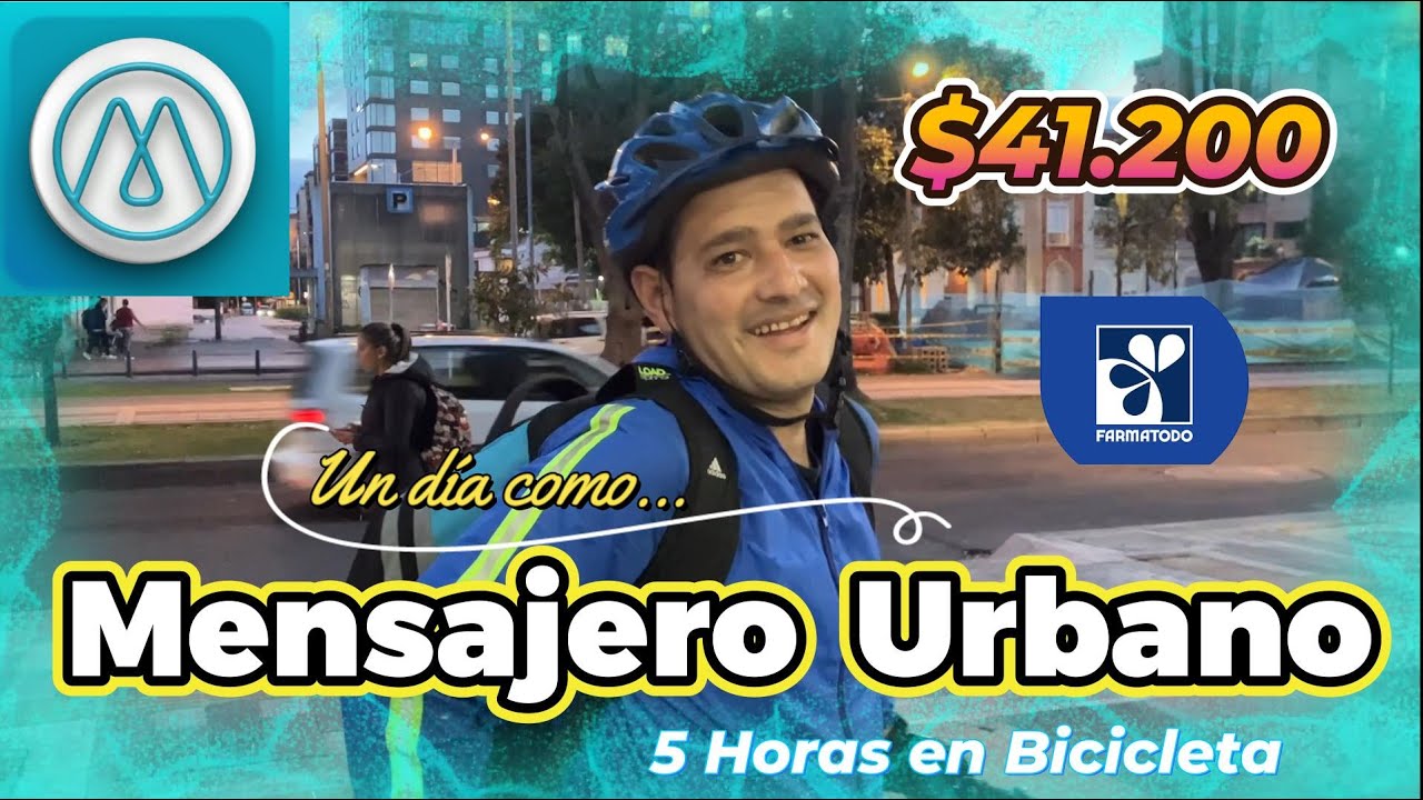 ¡UN DÍA Trabajando con MENSAJEROS URBANOS en BICICLETA! CAPÍTULO 1