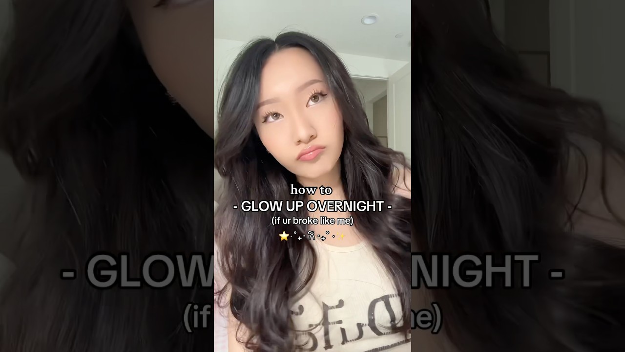 HOW TO GLOW UP OVERNIGHT! lmk if you guys want a full youtube video ;) #glowuptips #glowup #glowups