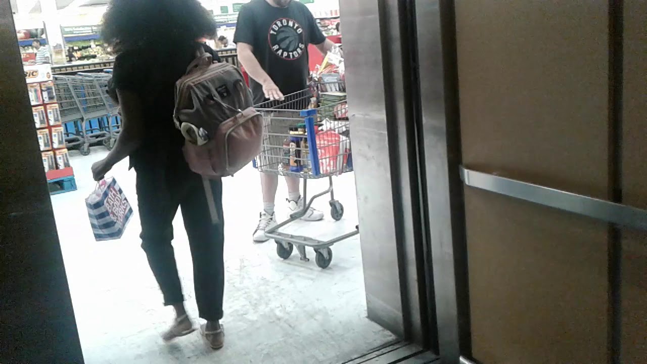 Elevator at Walmart Supercentre Dufferin Mall Toronto Ontario