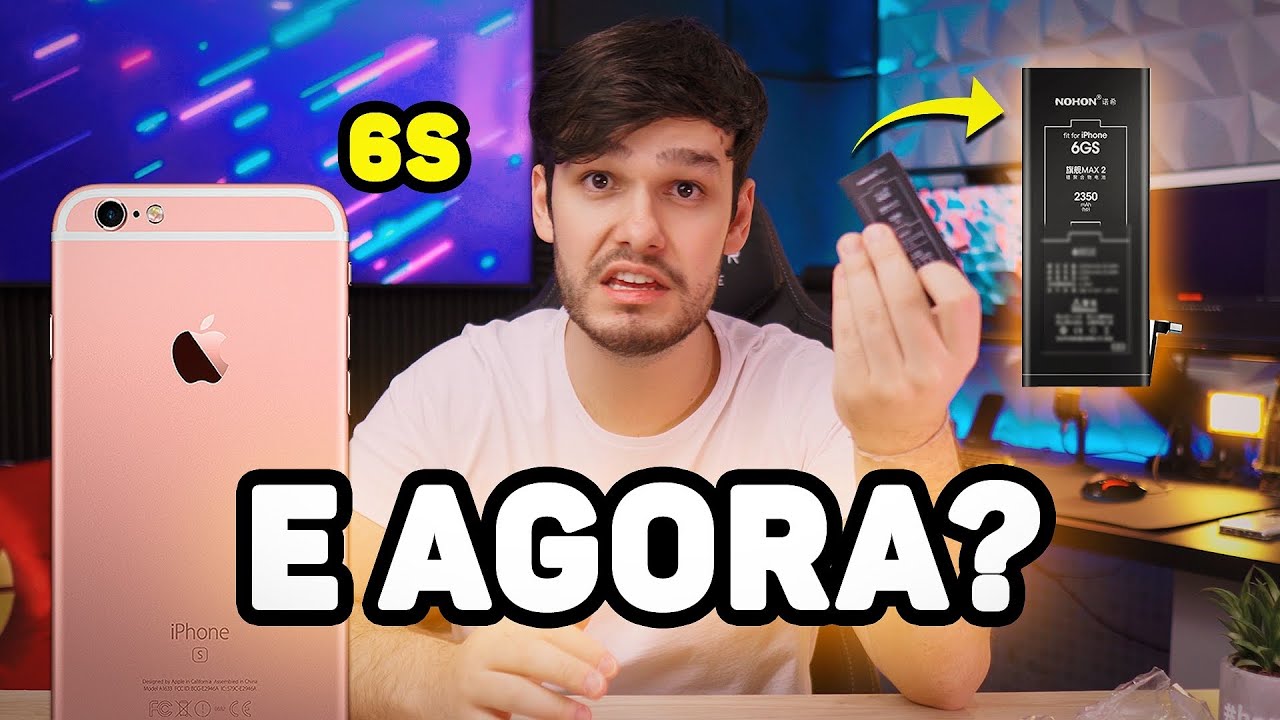 A MELHOR BATERIA PARA IPHONE 6S - BATERIA NOHON do ALIEXPRESS