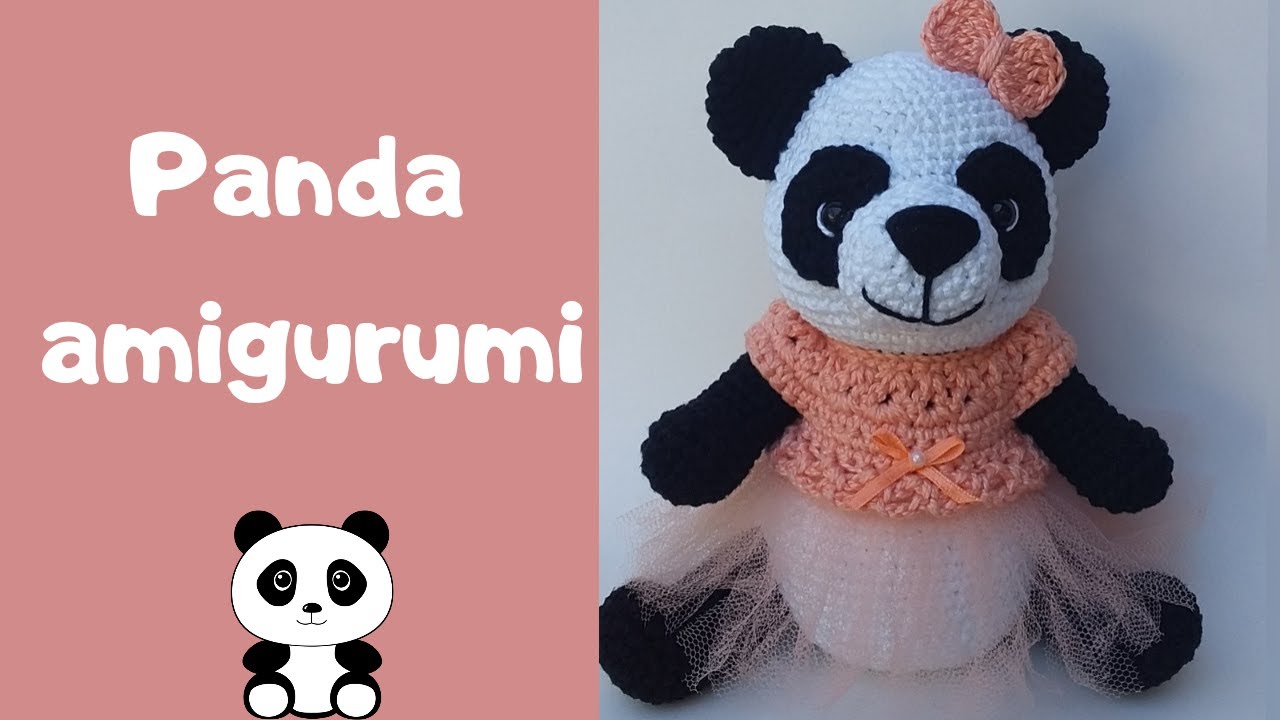 Амигуруми панда 🐼 |  Искусство Тха |