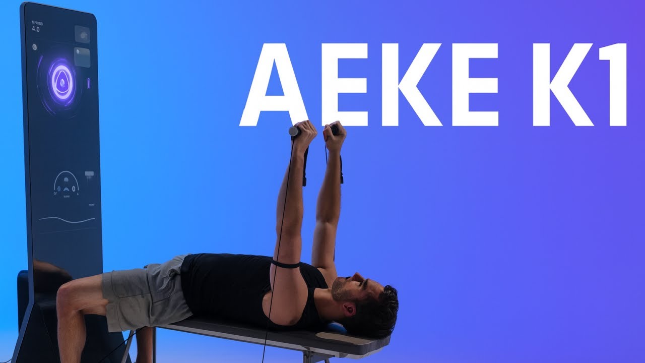AEKE K1: AI‑Powered Smart Gym with 220 lb Resistance & 43″ 4K Mirror Display!