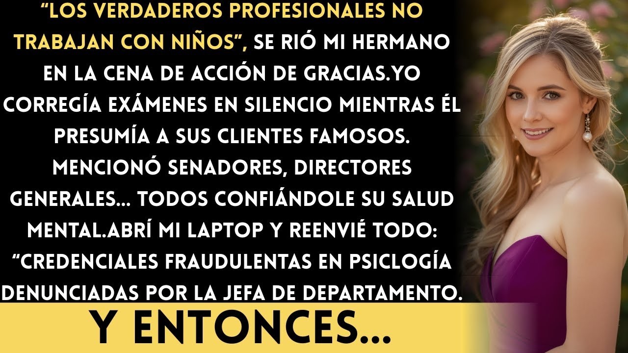 Mi hermano llamó niñera a mi trabajo como maestra… hasta que la junta escolar revisó sus